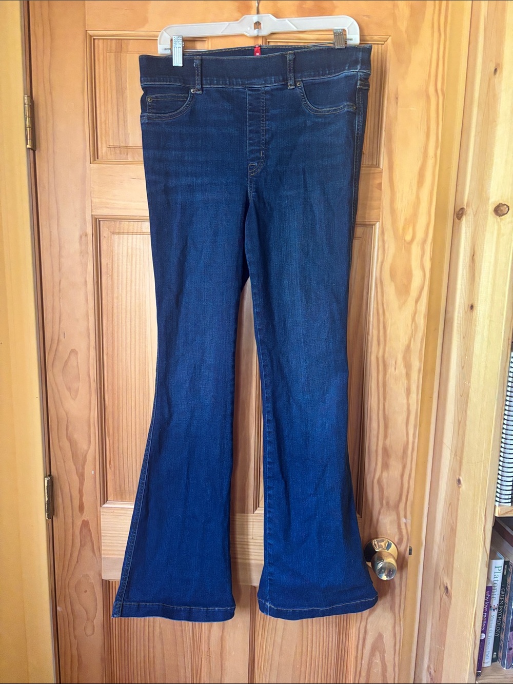 SPANX Dark Blue Flare Jeans